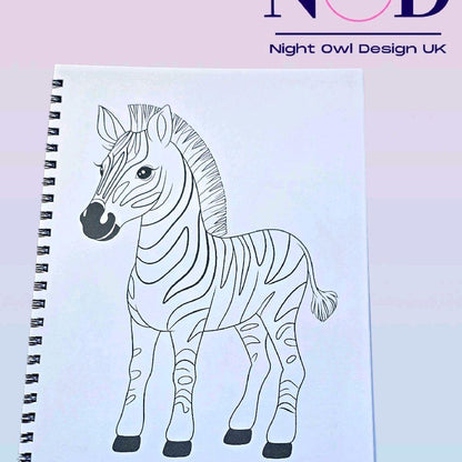 Safari Animals Colouring Book