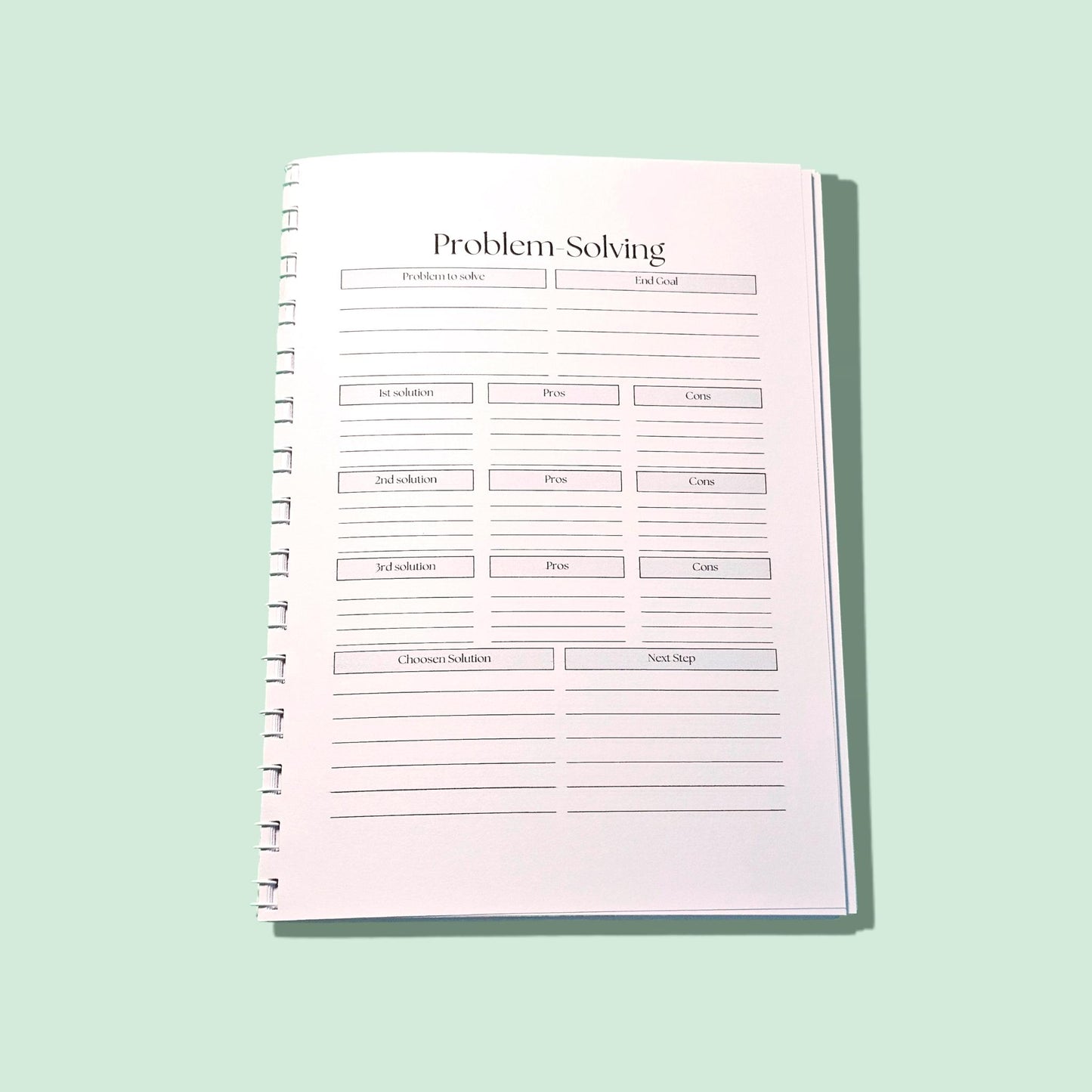 Safety Crisis Journal Planner