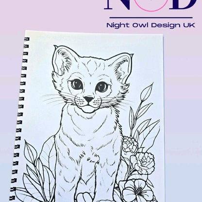 Volume 1 Kittens Colouring Book