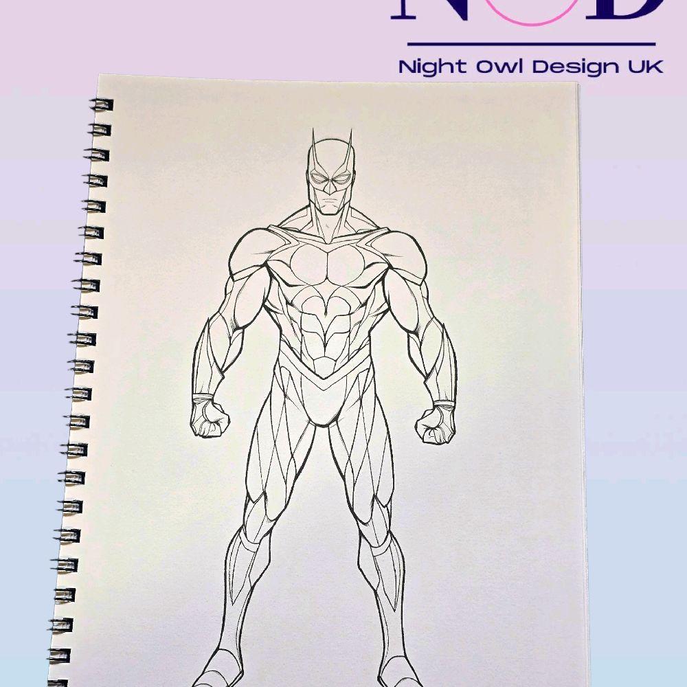 Super Heroes Volume 2 Colouring Book