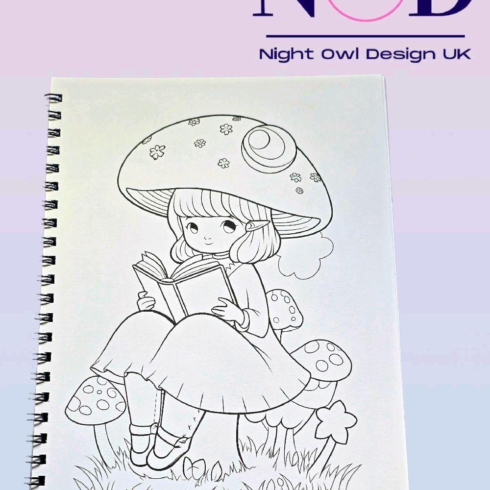 Fairy Colouring Book