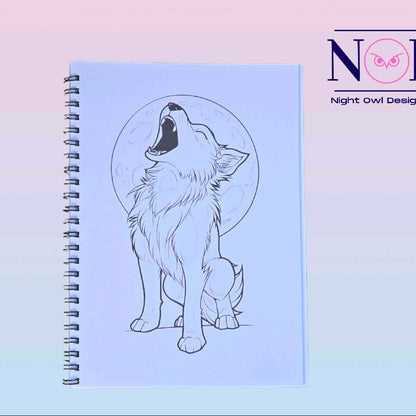 Spooky Themed Colouring Book