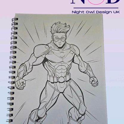 Super Heroes Volume 2 Colouring Book