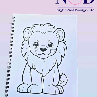 Safari Animals Colouring Book
