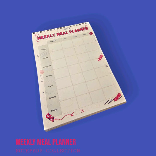 Weekly Meal Planner Notepad