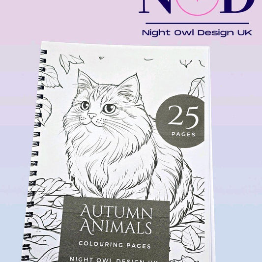 Autumn Animals Colouring Book