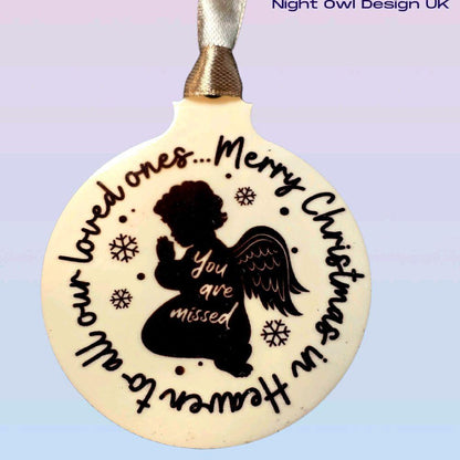 Merry Christmas in Heaven Bauble