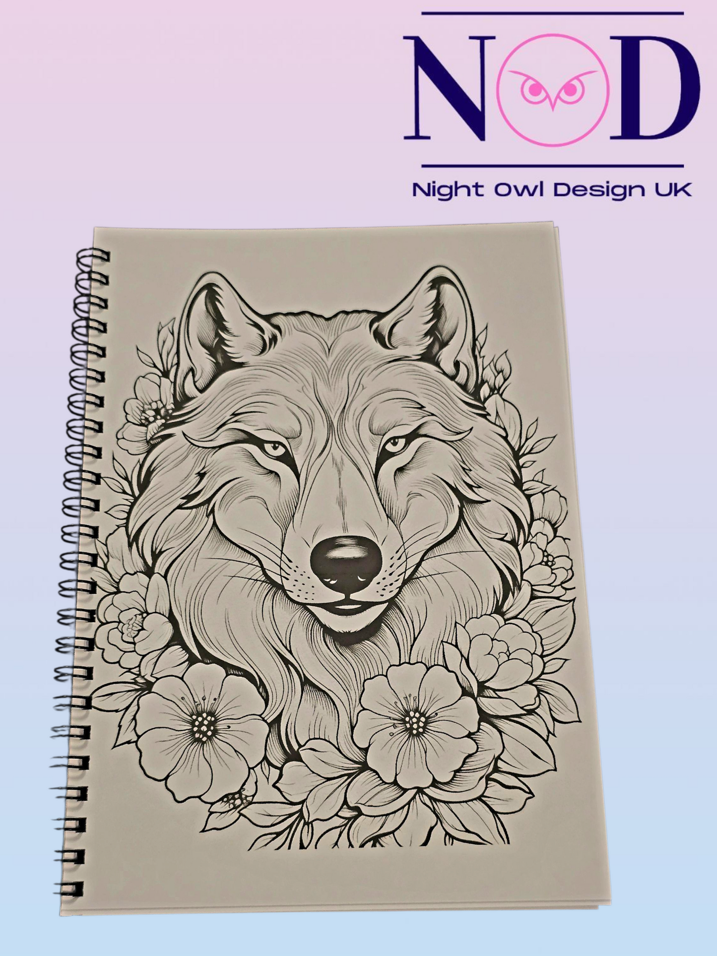 Wolves Colouring Book