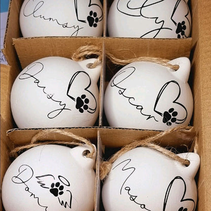 Ceramic Personalised Custom Bauble