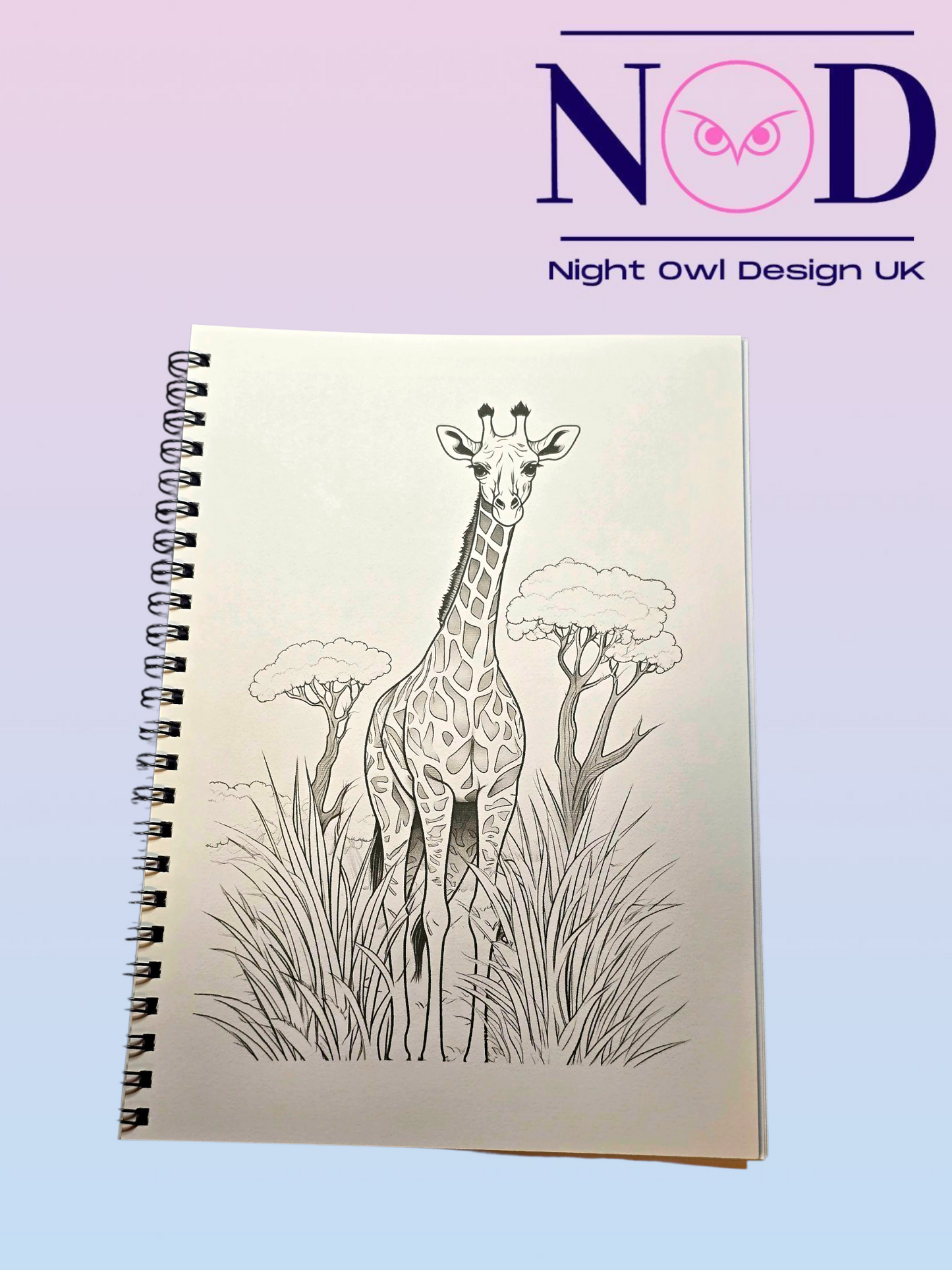 Wild Animals Colouring Book