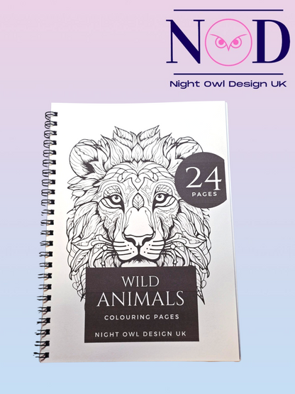 Wild Animals Colouring Book