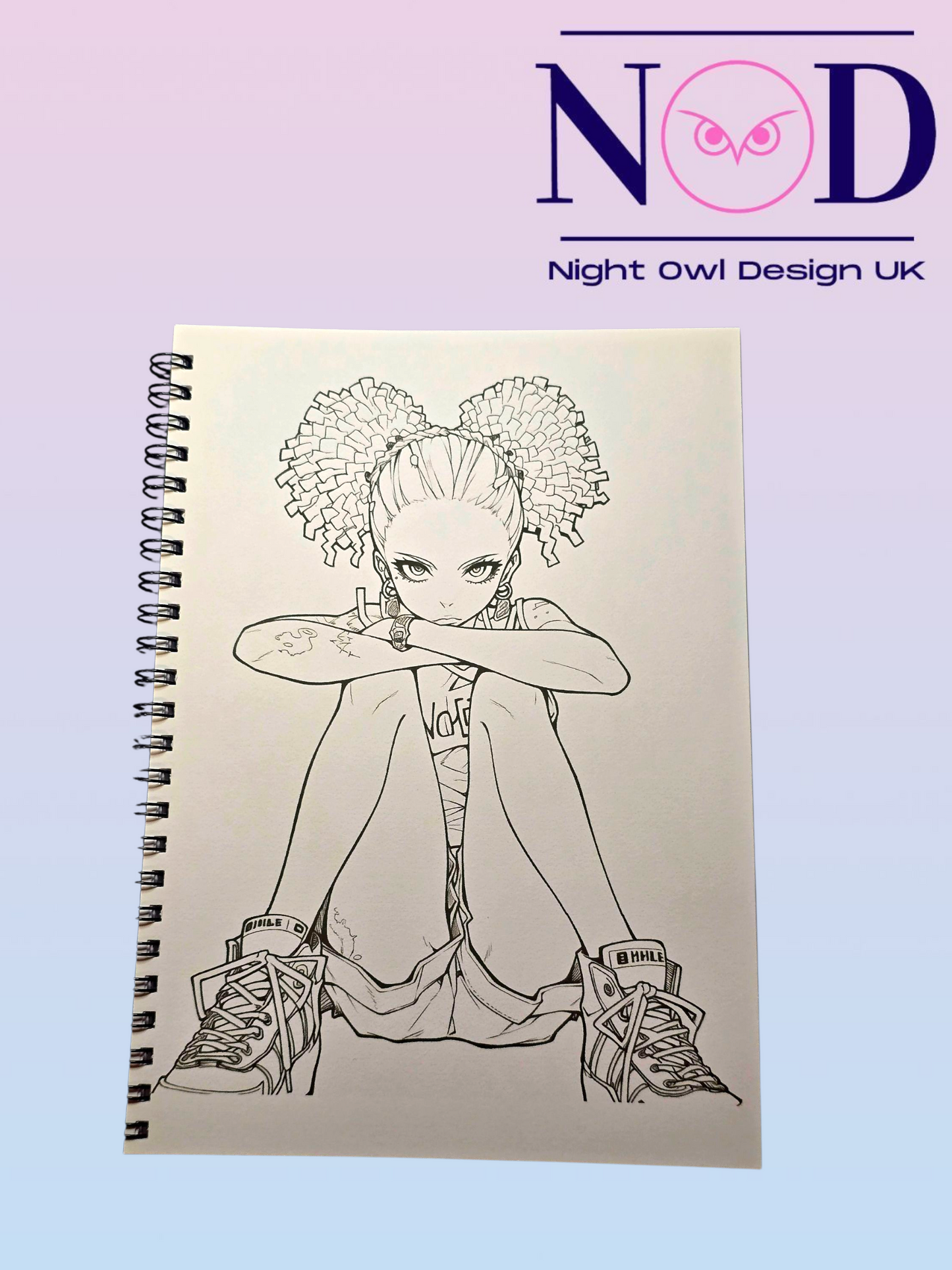 Baddie Colouring Book