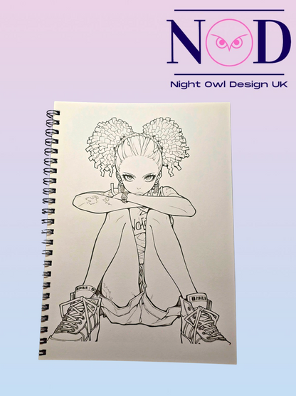 Baddie Colouring Book