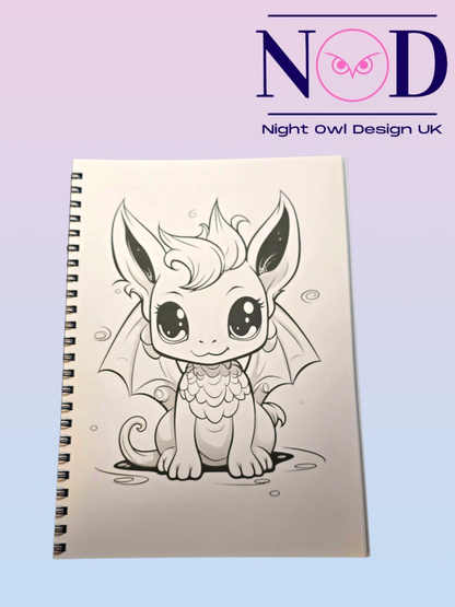 Cute Fantasy Colouring Book