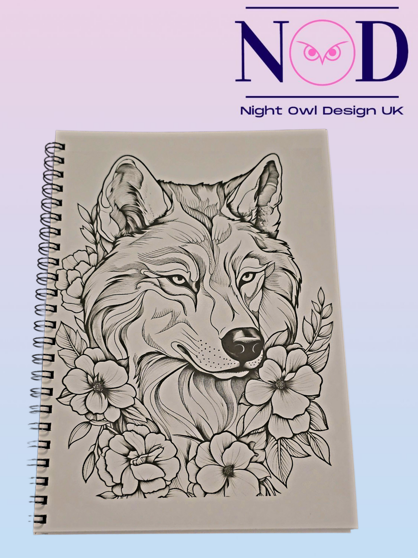 Wolves Colouring Book