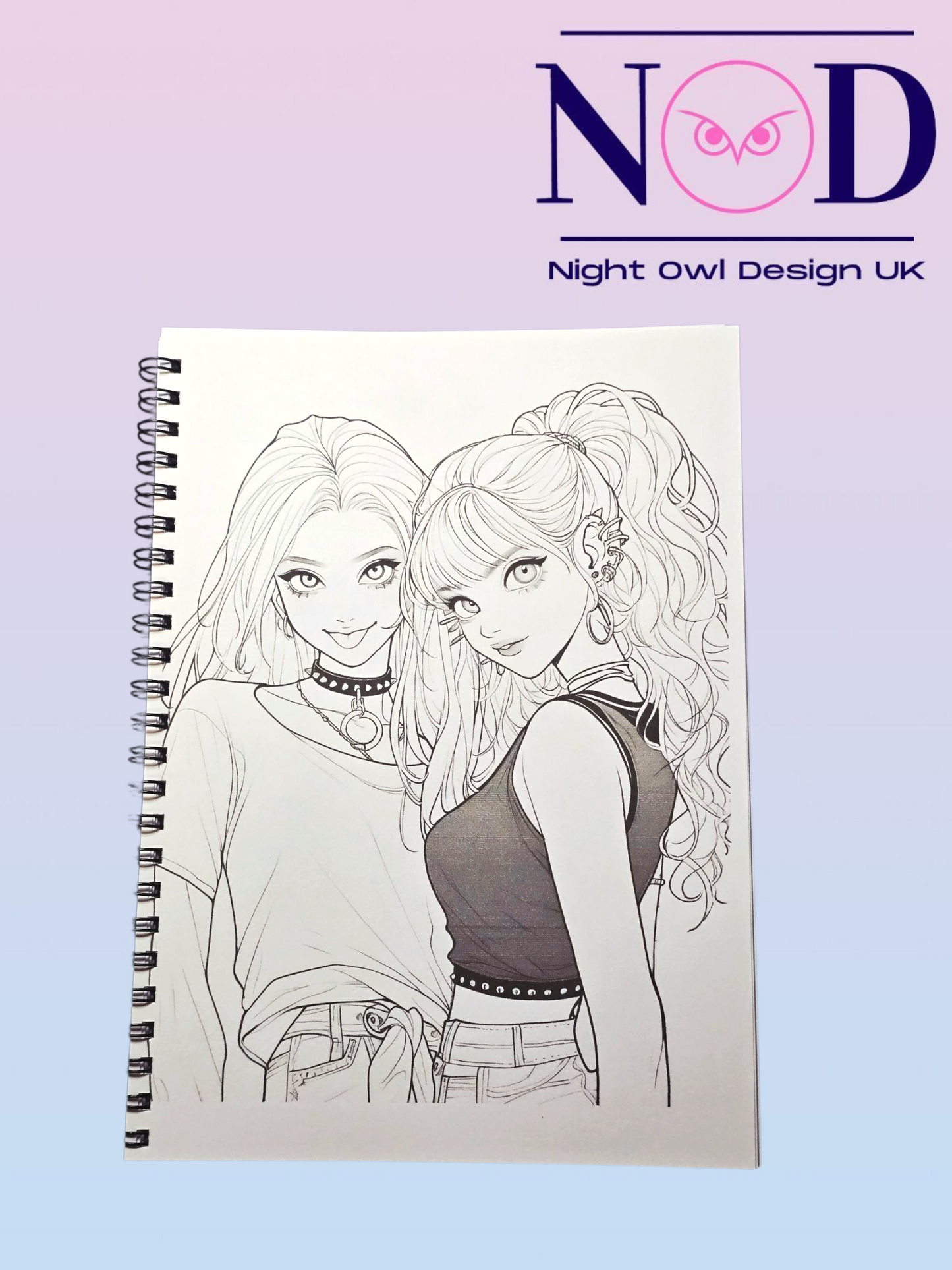 Baddie Colouring Book
