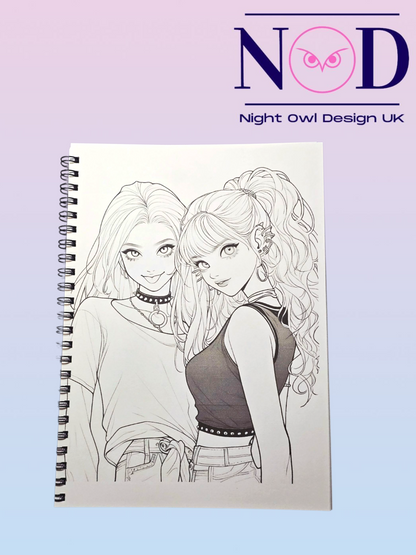 Baddie Colouring Book