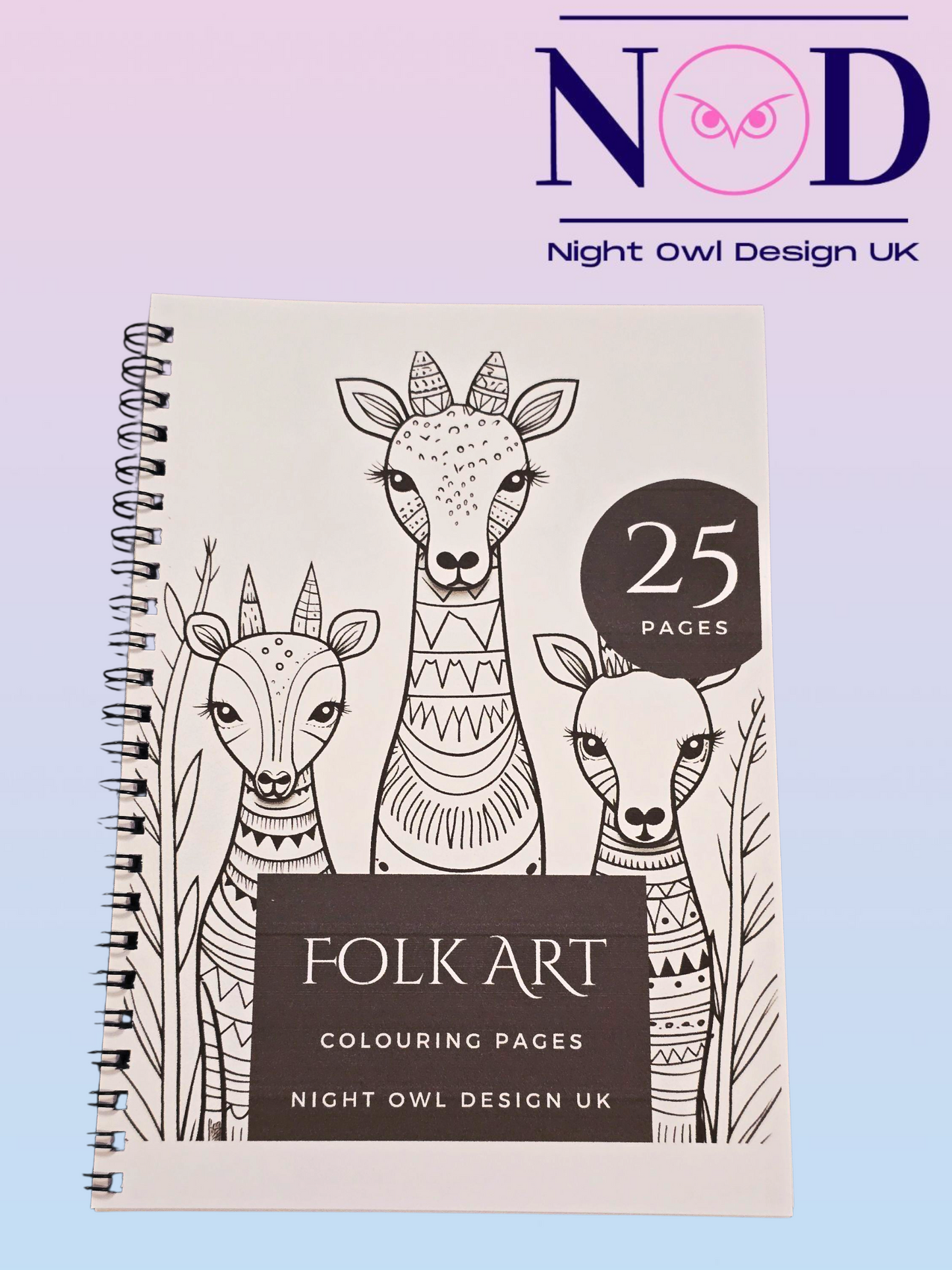 Folk Art Colouring Book