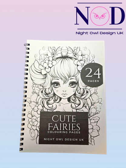 Cute Fairies Colouring Book