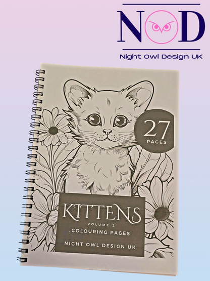 Volume 2 Kittens Colouring Book