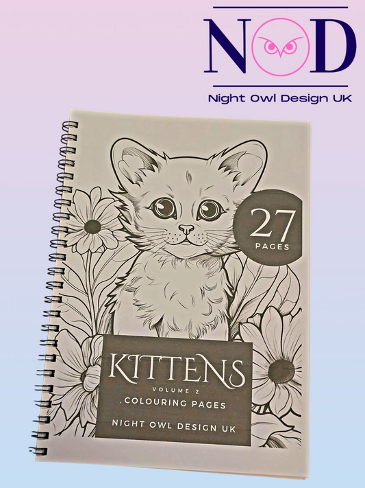 Volume 2 Kittens Colouring Book