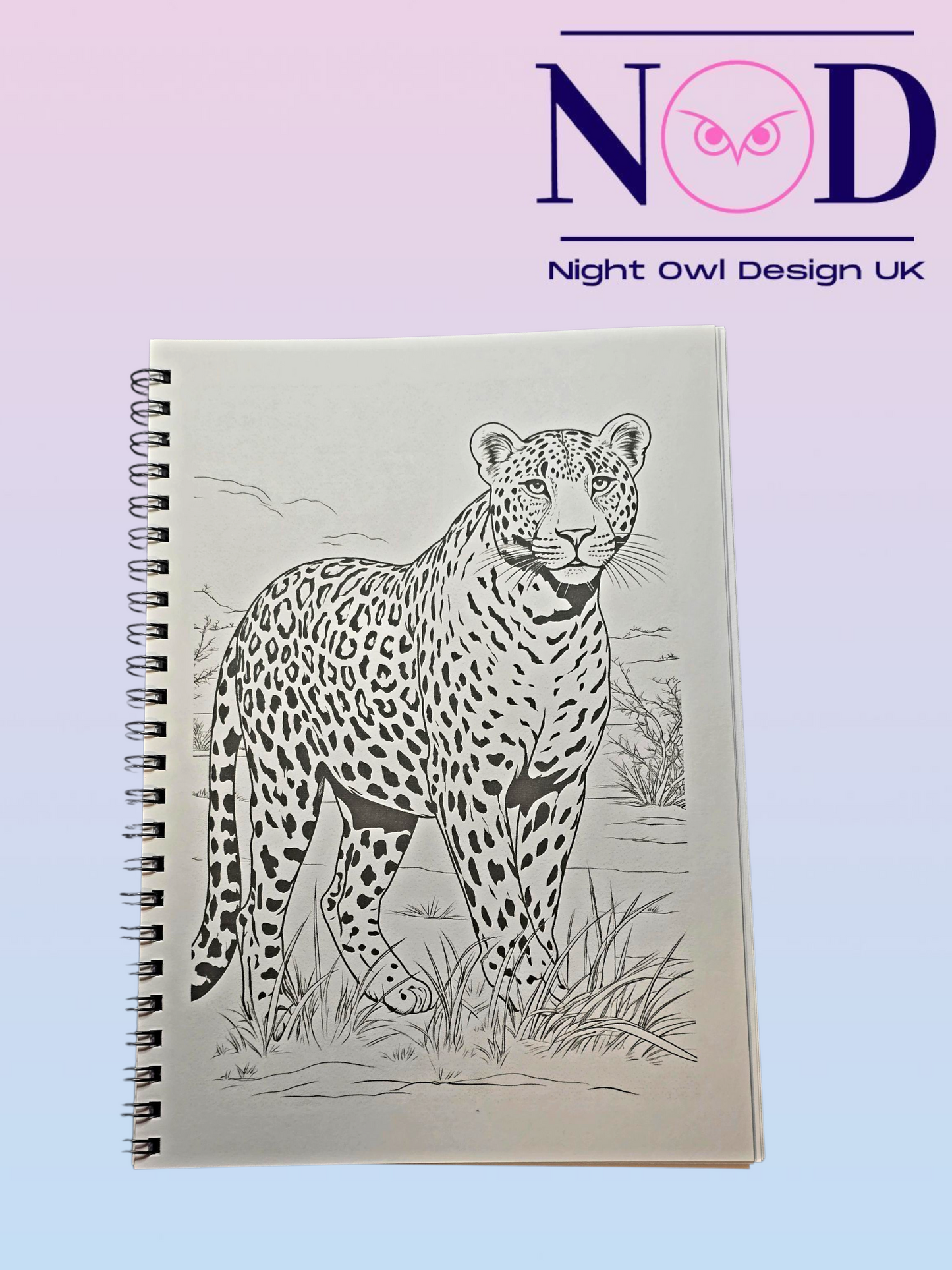Wild Animals Colouring Book