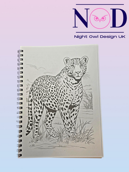 Wild Animals Colouring Book