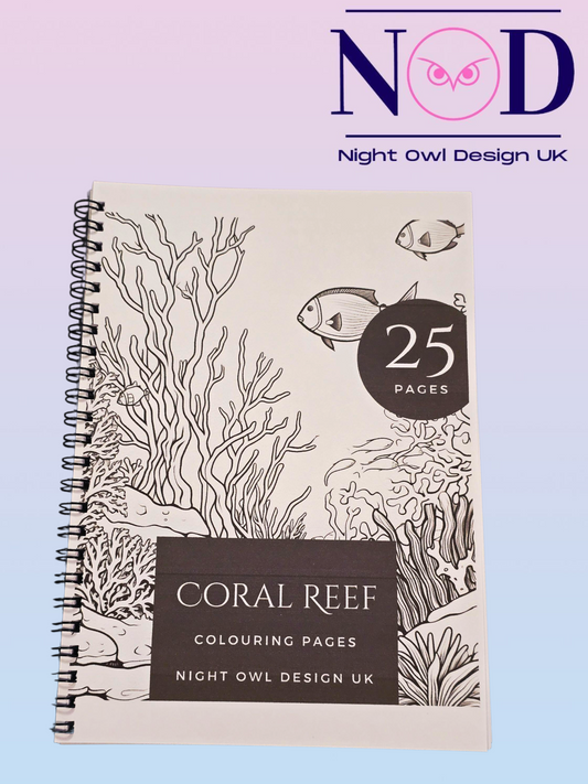 Coral Reef Colouring Book