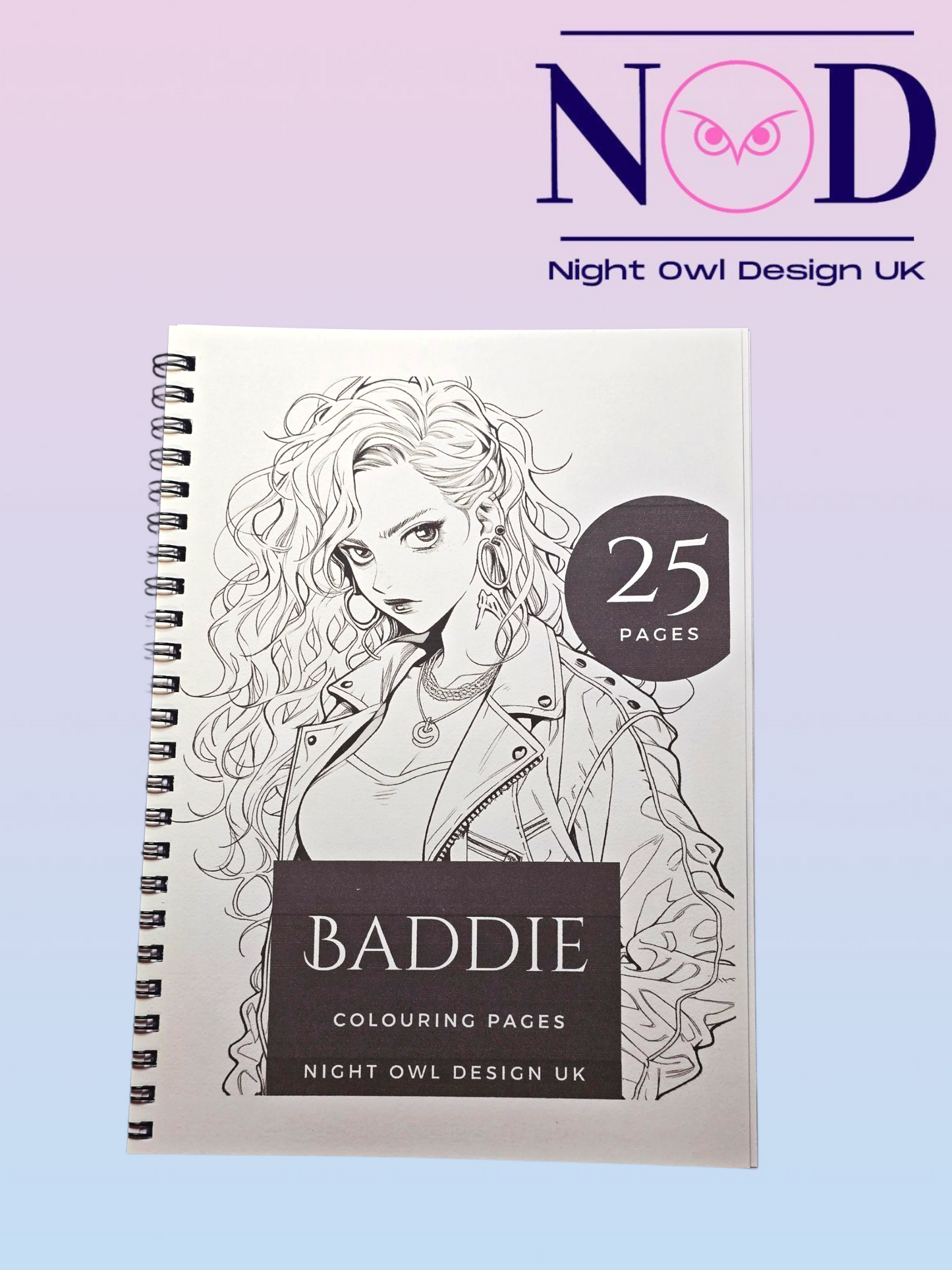 Baddie Colouring Book