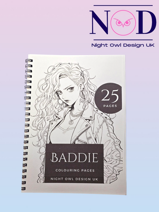 Baddie Colouring Book