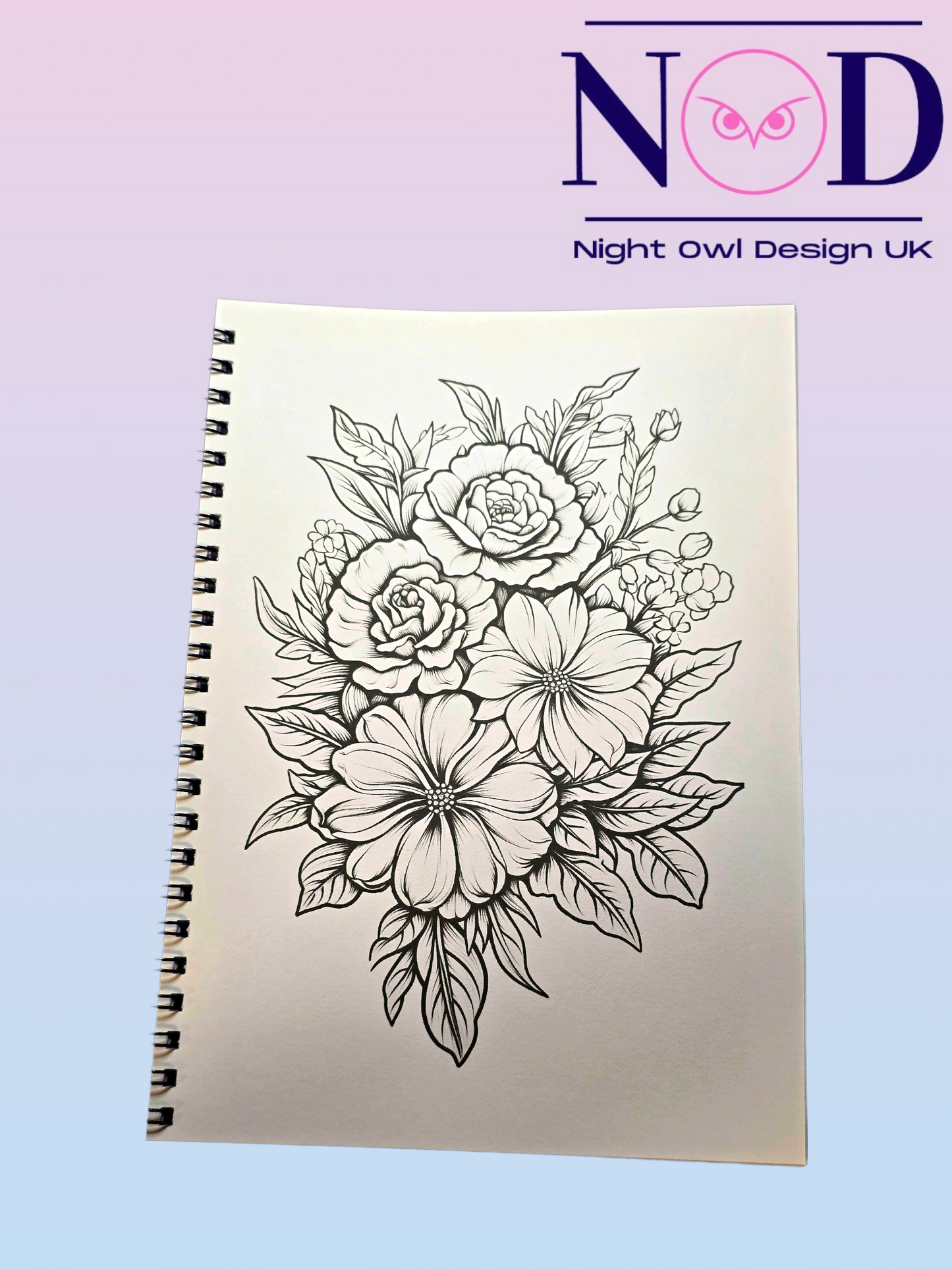 Flower Colouring Book