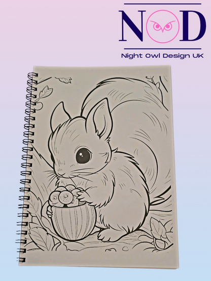 Cozy Animals Colouring Book