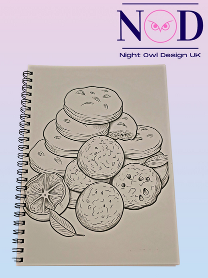 Sweets and Lollies Colouring Book