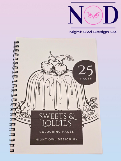 Sweets and Lollies Colouring Book