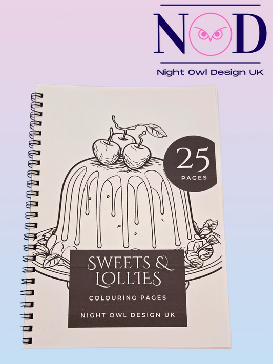 Sweets and Lollies Colouring Book