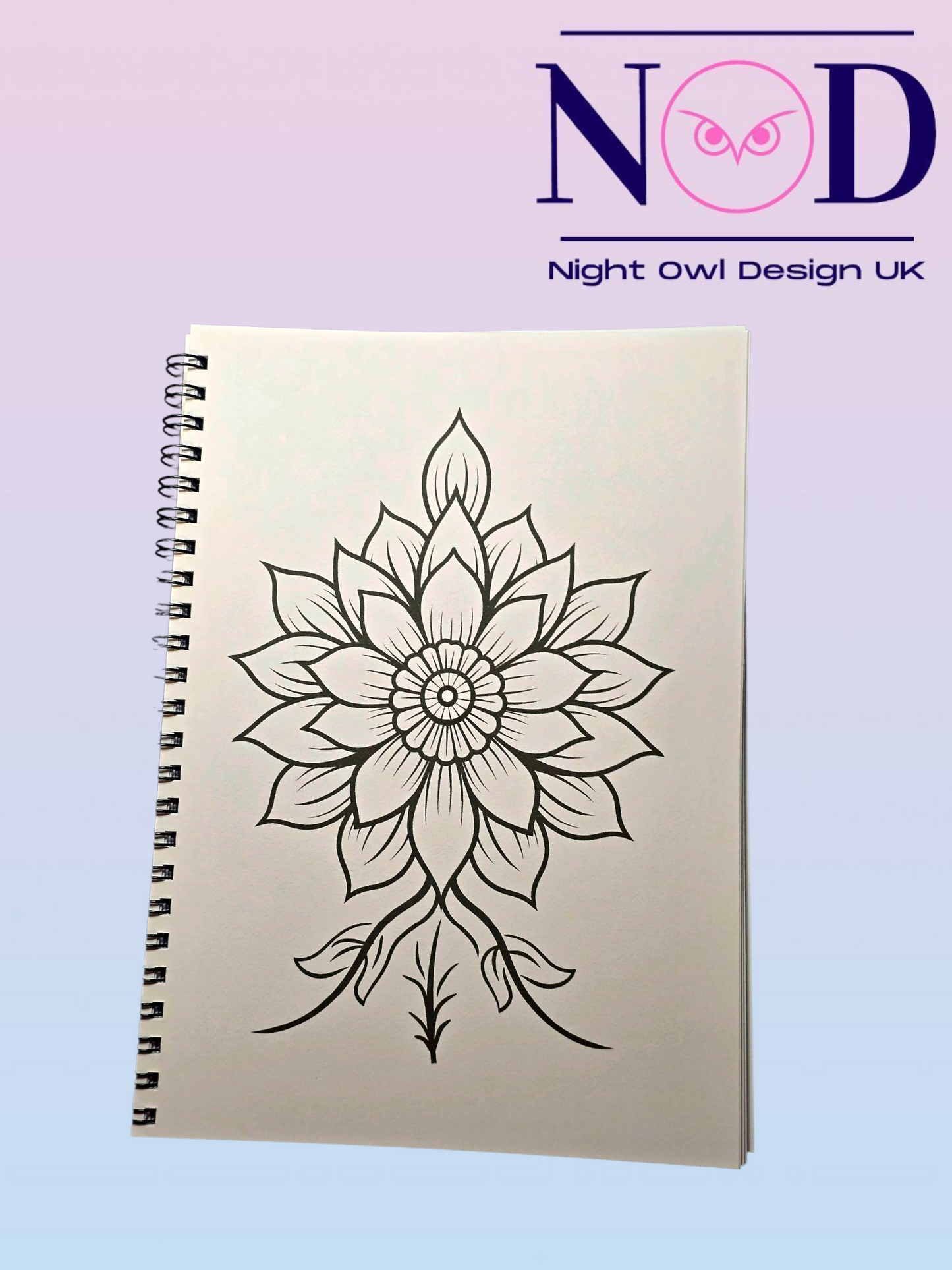 Volume 1 Large Mandalas Colouring Book