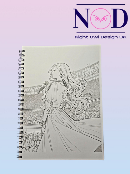 Popstar Colouring Book