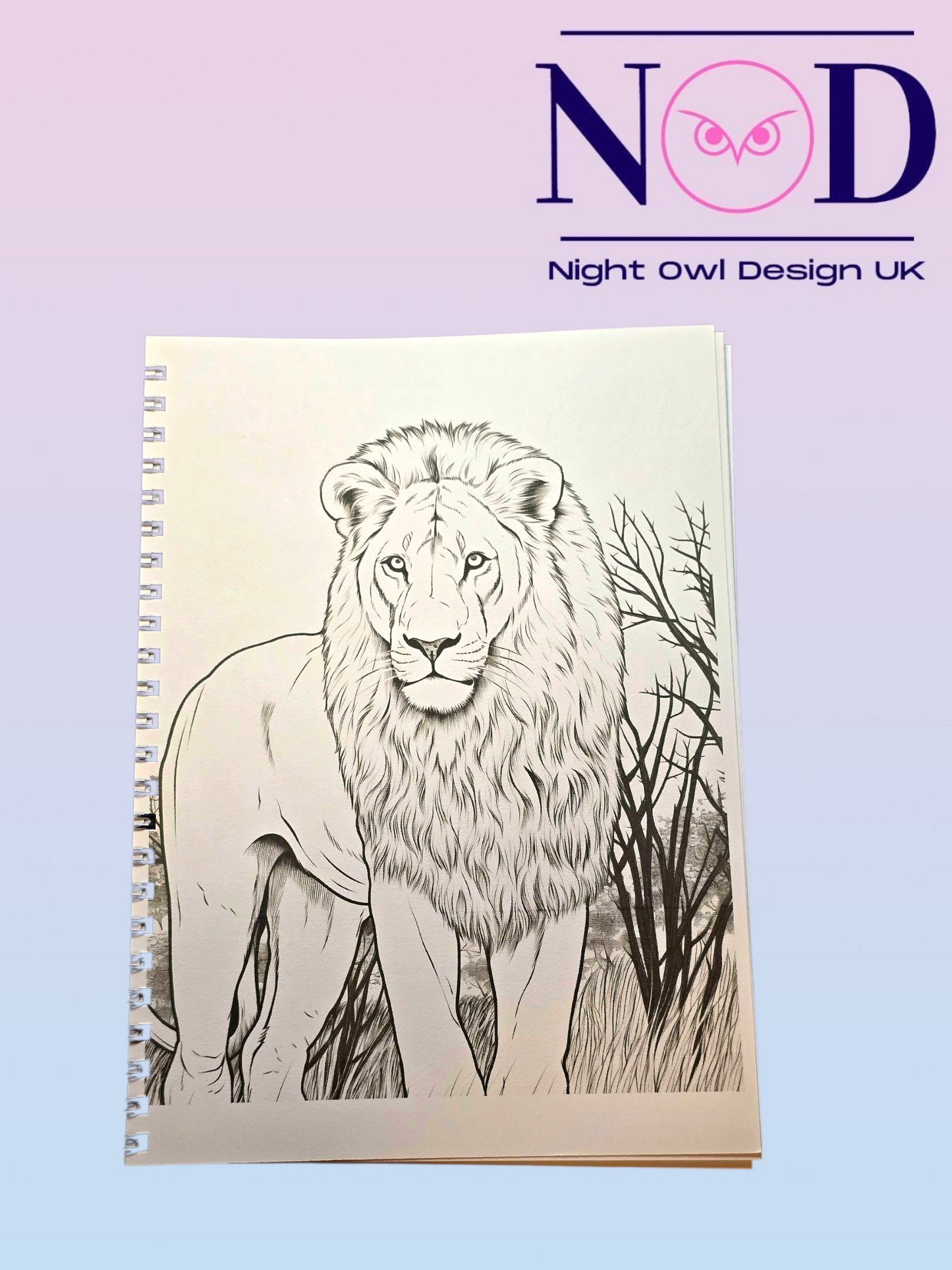 Wild Animals Colouring Book