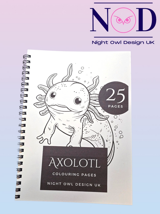 Axolotl Colouring Book