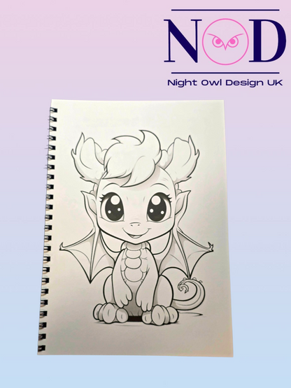 Cute Fantasy Colouring Book