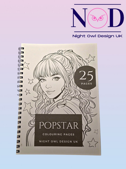 Popstar Colouring Book
