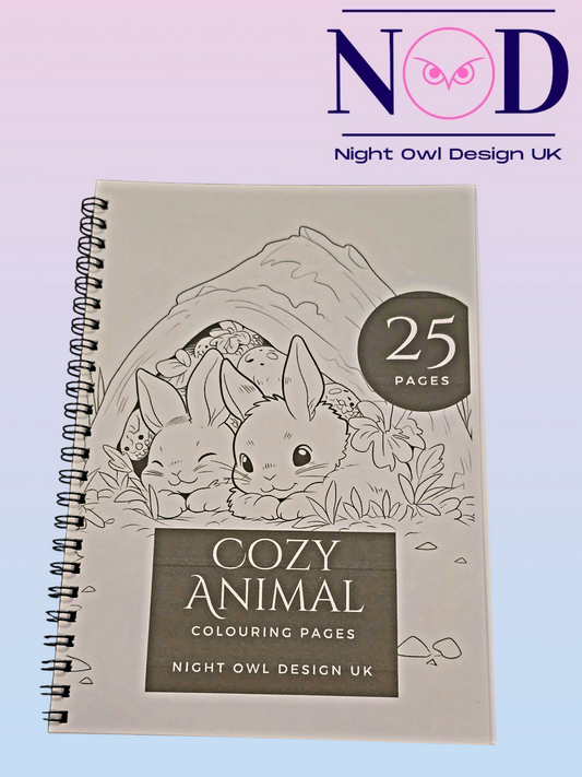 Cozy Animals Colouring Book