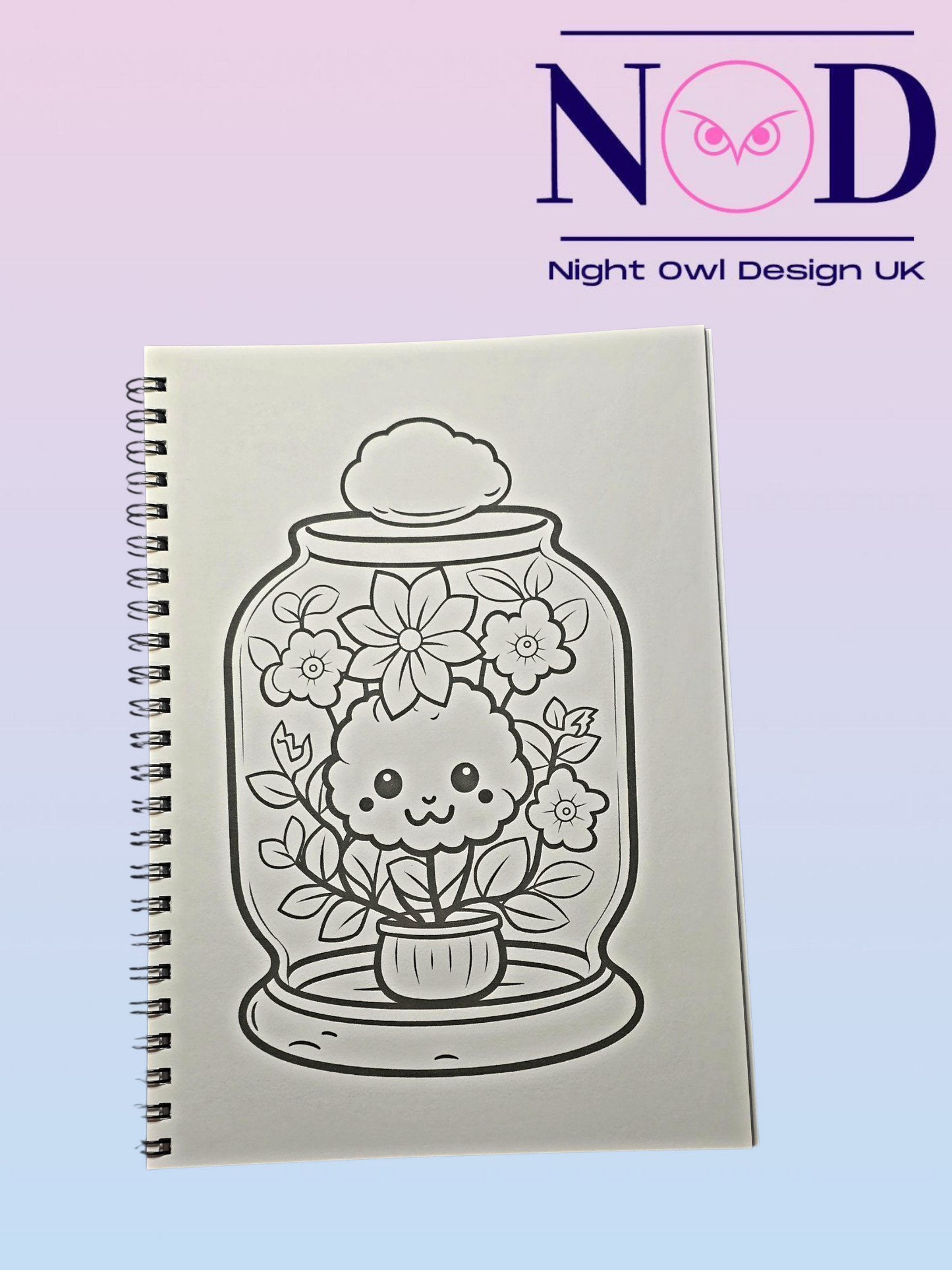 Cute Terrariums Colouring Book