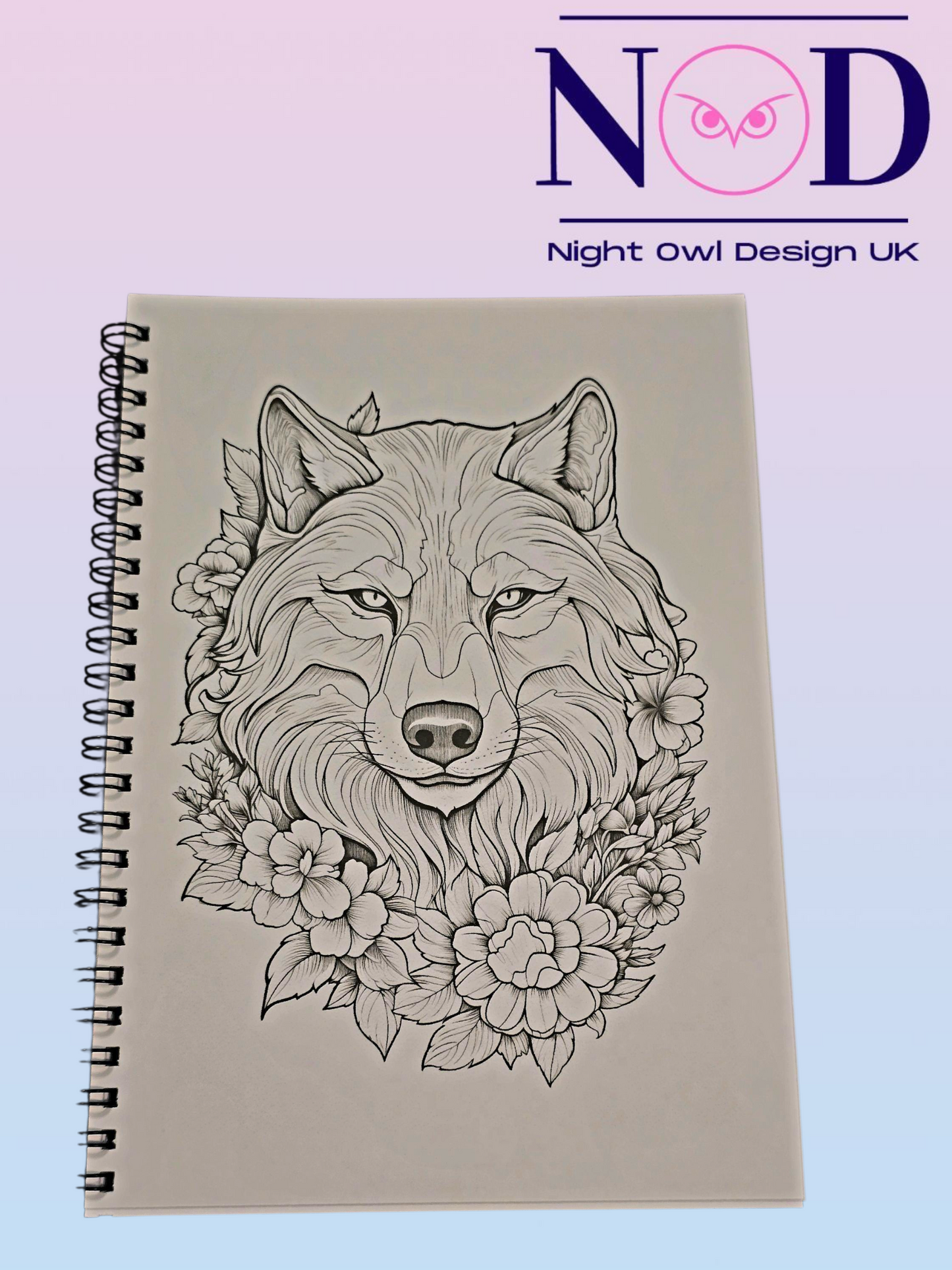 Wolves Colouring Book