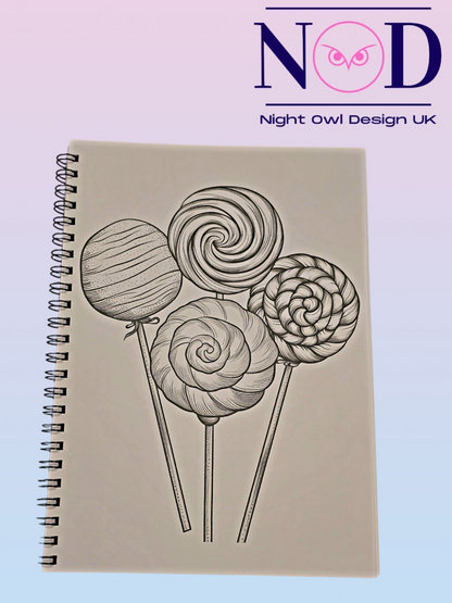 Sweets and Lollies Colouring Book