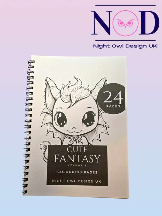Cute Fantasy Colouring Book