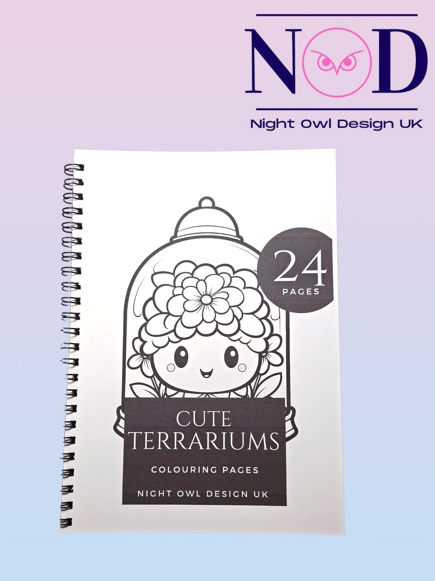 Cute Terrariums Colouring Book