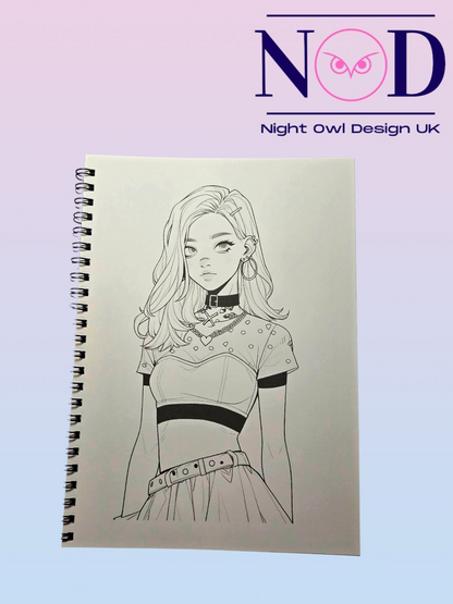 Baddie Colouring Book