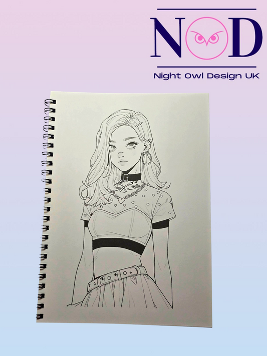 Baddie Colouring Book