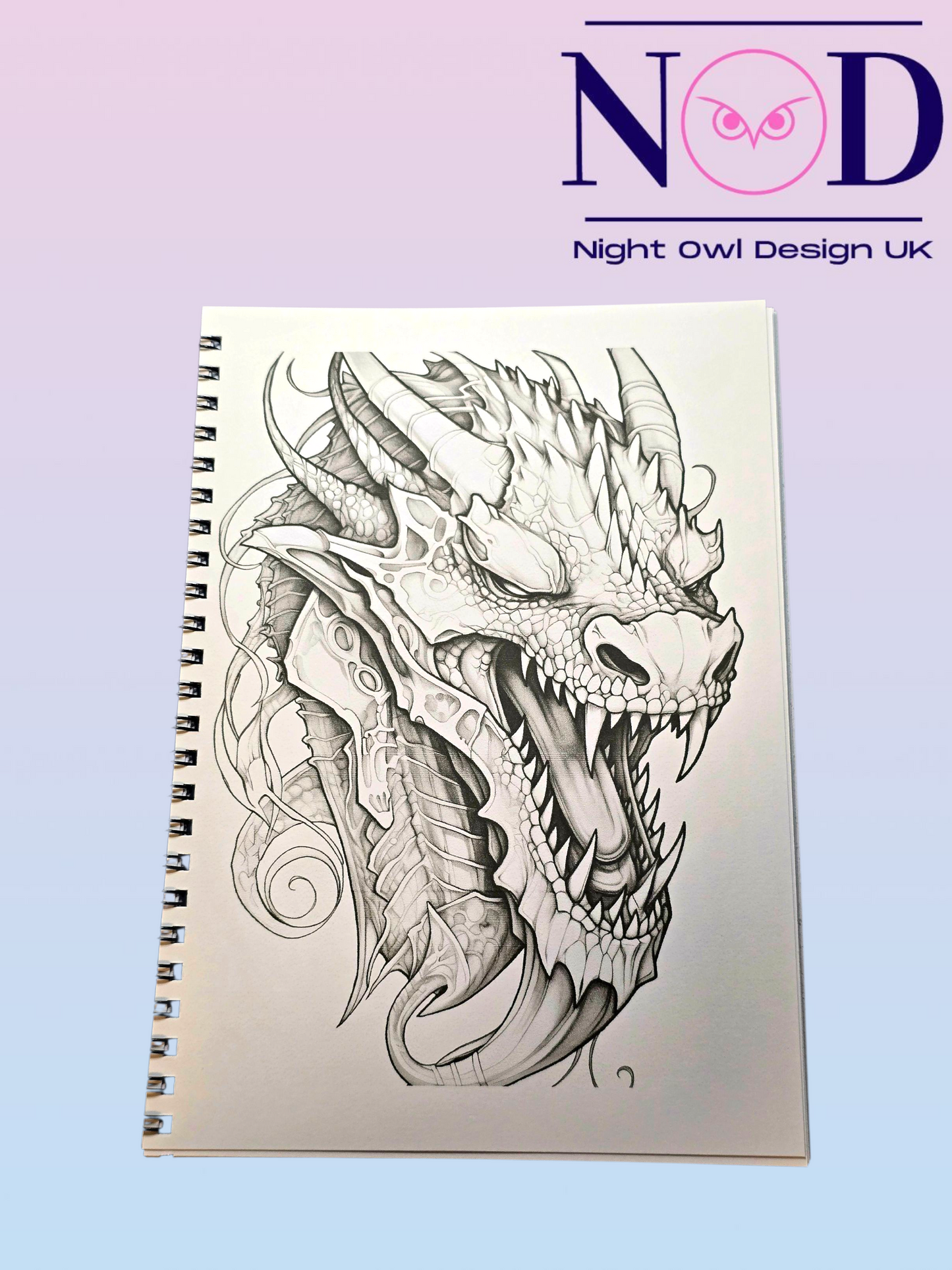 Fantasy Dragons Colouring Book